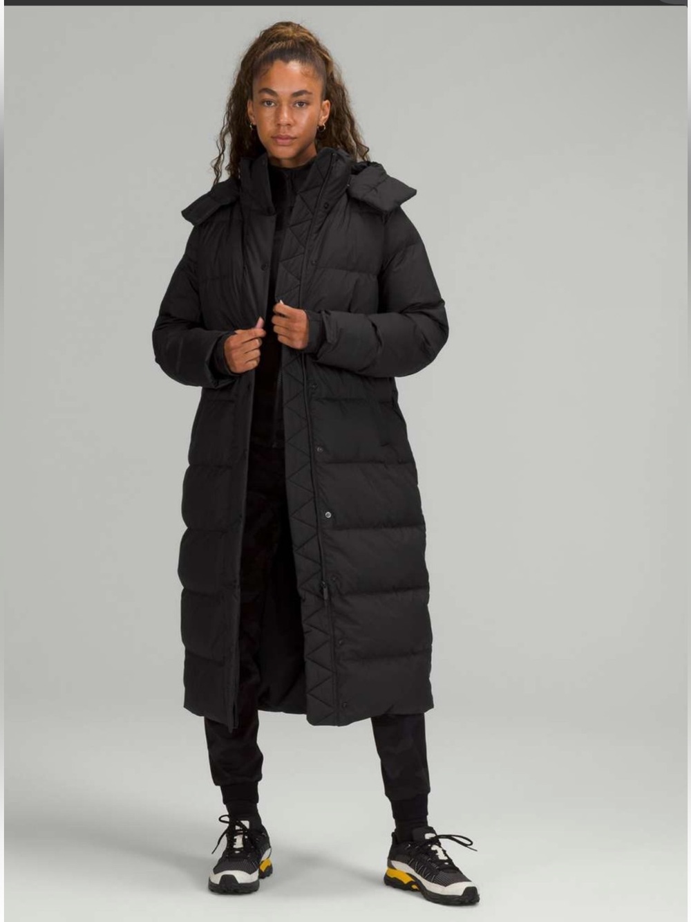 Lululemon Wunder Puff Long Jacket
Black